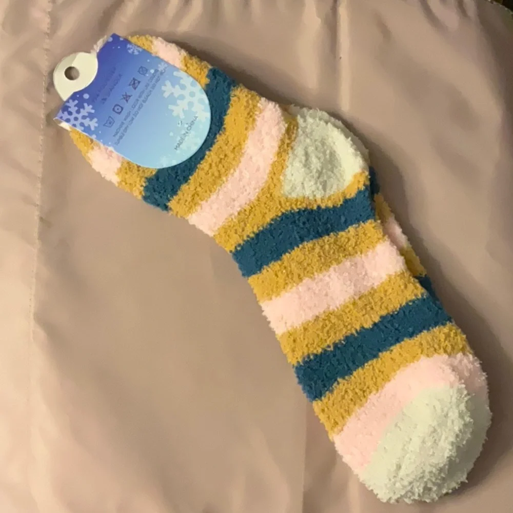 Soft fuzzy socks
